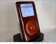 Driggs' wooden iPod
