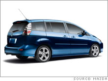 Mazda has halted sale and production of select 2006 Mazda5 vehicles due to a fire hazard.