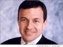 Former ABC chairman Robert Iger, above, replaced Michael Eisner as CEO of Disney in September, 2005.