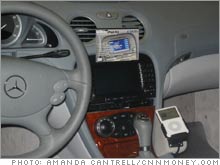 Mercedes-Benz was one of the first automakers to offer iPod integration.