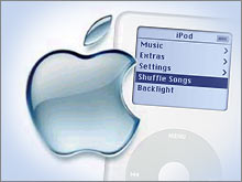 Apple broke an iPod sales record last quarter, but Macs stayed the same.