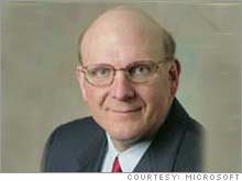 Microsoft CEO Steve Ballmer. Will he join Bill Gates in getting away from Microsoft?