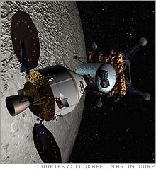 NASA: Lockheed Martin will build moon spacecraft - Aug. 31, 2006