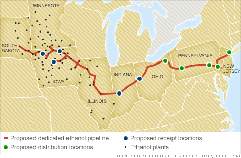 Building the world's longest ethanol pipeline - Mar. 12, 2010